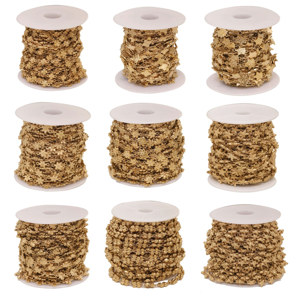 Body Jewelry In Bulk - Cadenas de Eslabones de Acero Inoxidable