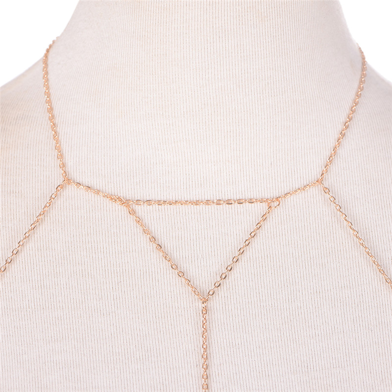 Sujetador de cadena de eslabon - Body Jewelry In Bulk reseña y precio