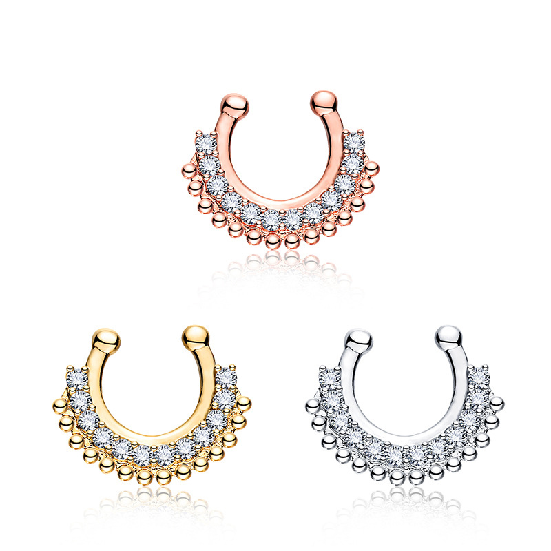 1 Uds. Clicker de tabique fals - Body Jewelry Metal Types reseña y precio