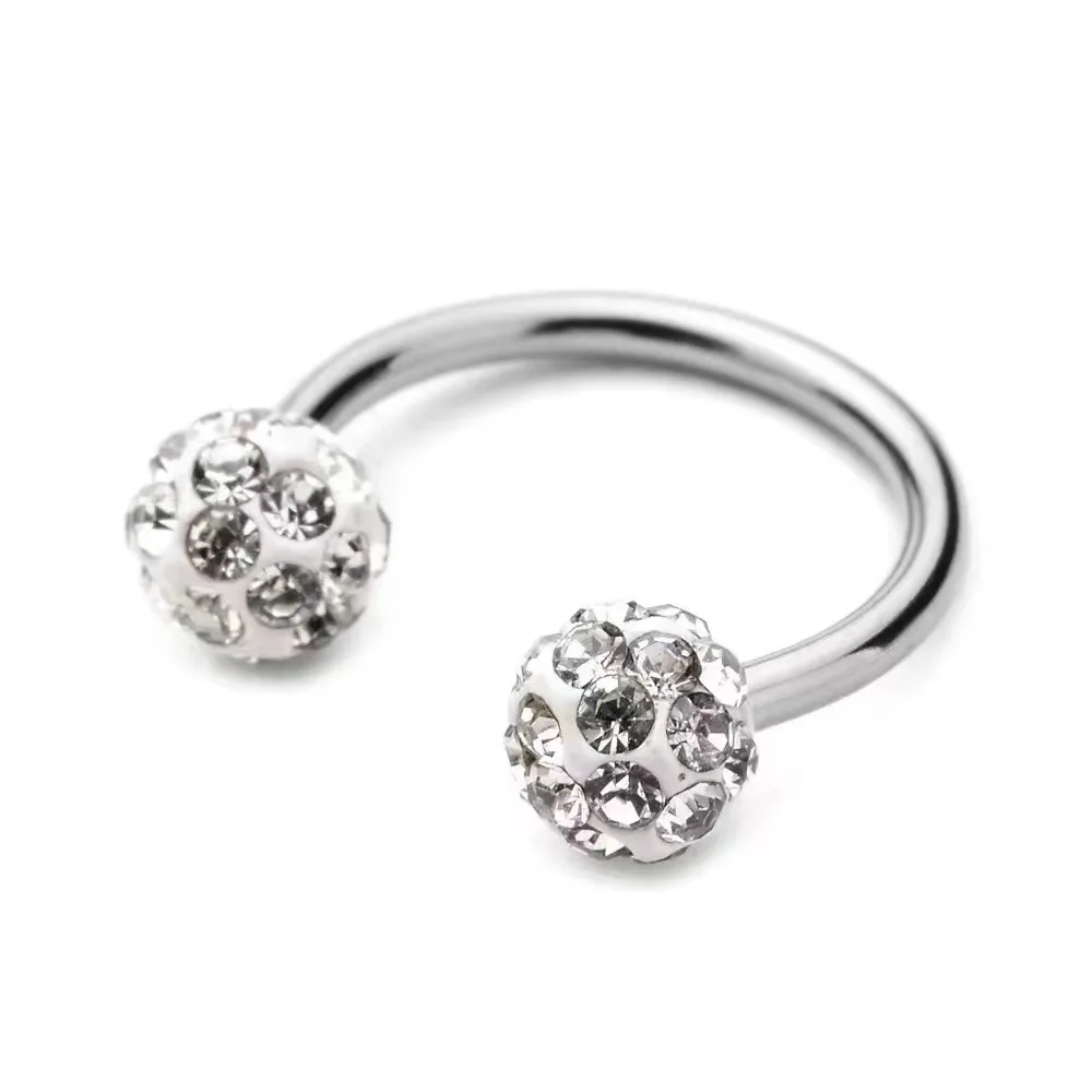 Anillo de labio en espiral con - Body Jewelry Metal Types reseña y precio