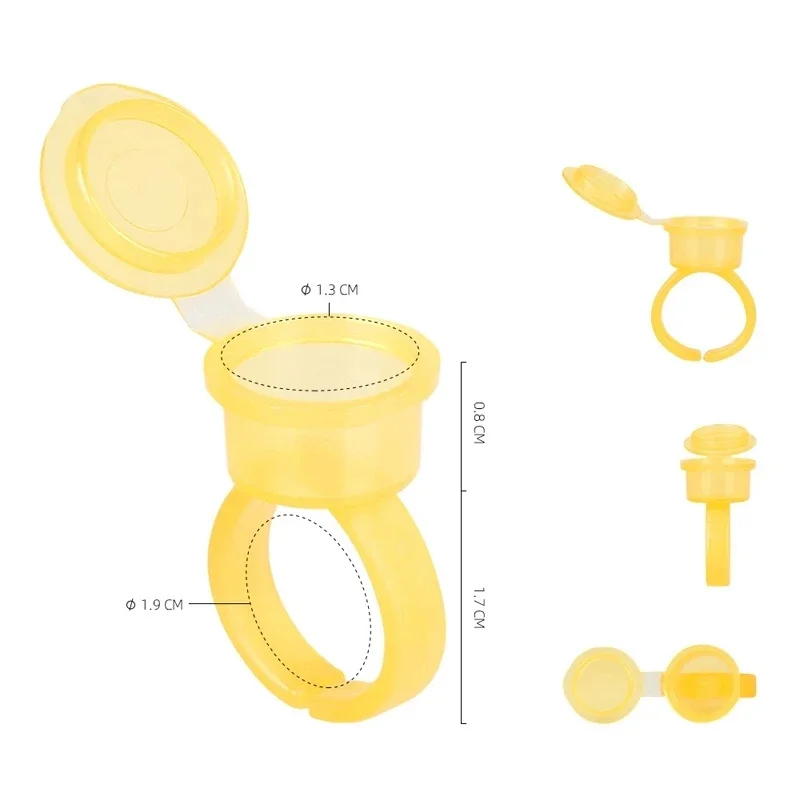 50 Uds. Tazas de anillo de tin - Body Jewelry Tattoo reseña y precio